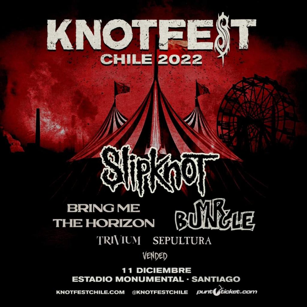 EVENTOS | Knotfest llegará a Chile el 2022 con Slipknot ...