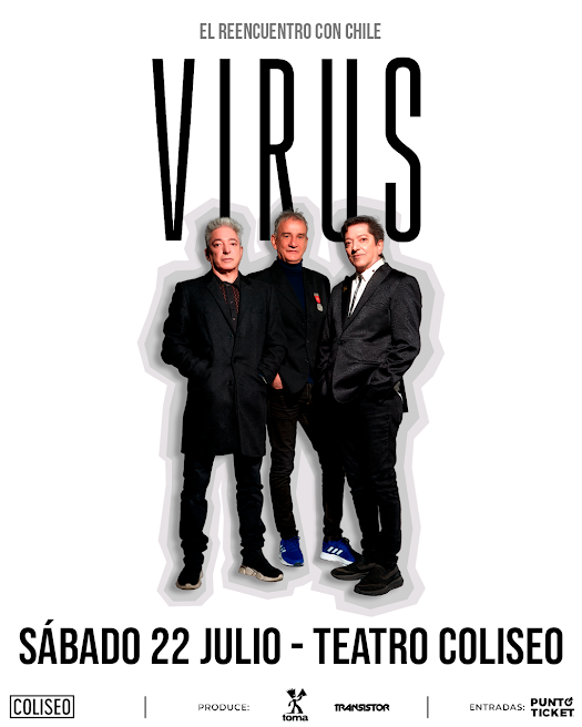 EVENTOS | VIRUS EN VIVO   EL REENCUENTRO CON CHILE