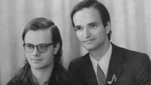 Ralf y Florian, fundadores de Kraftwerk.