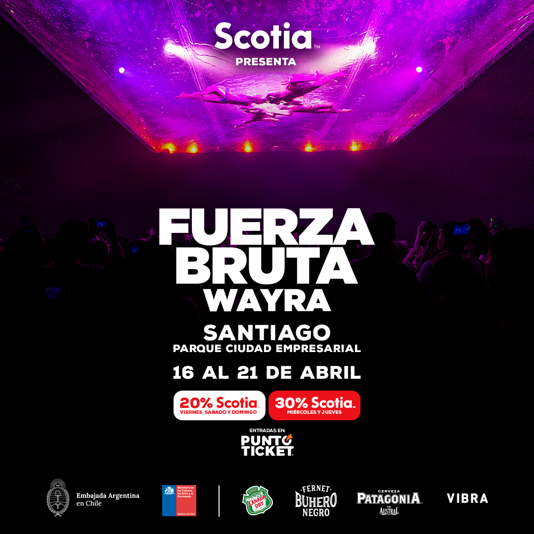 EVENTOS | Fuerza Bruta Wayra Éxito rotundo en su gira mundial