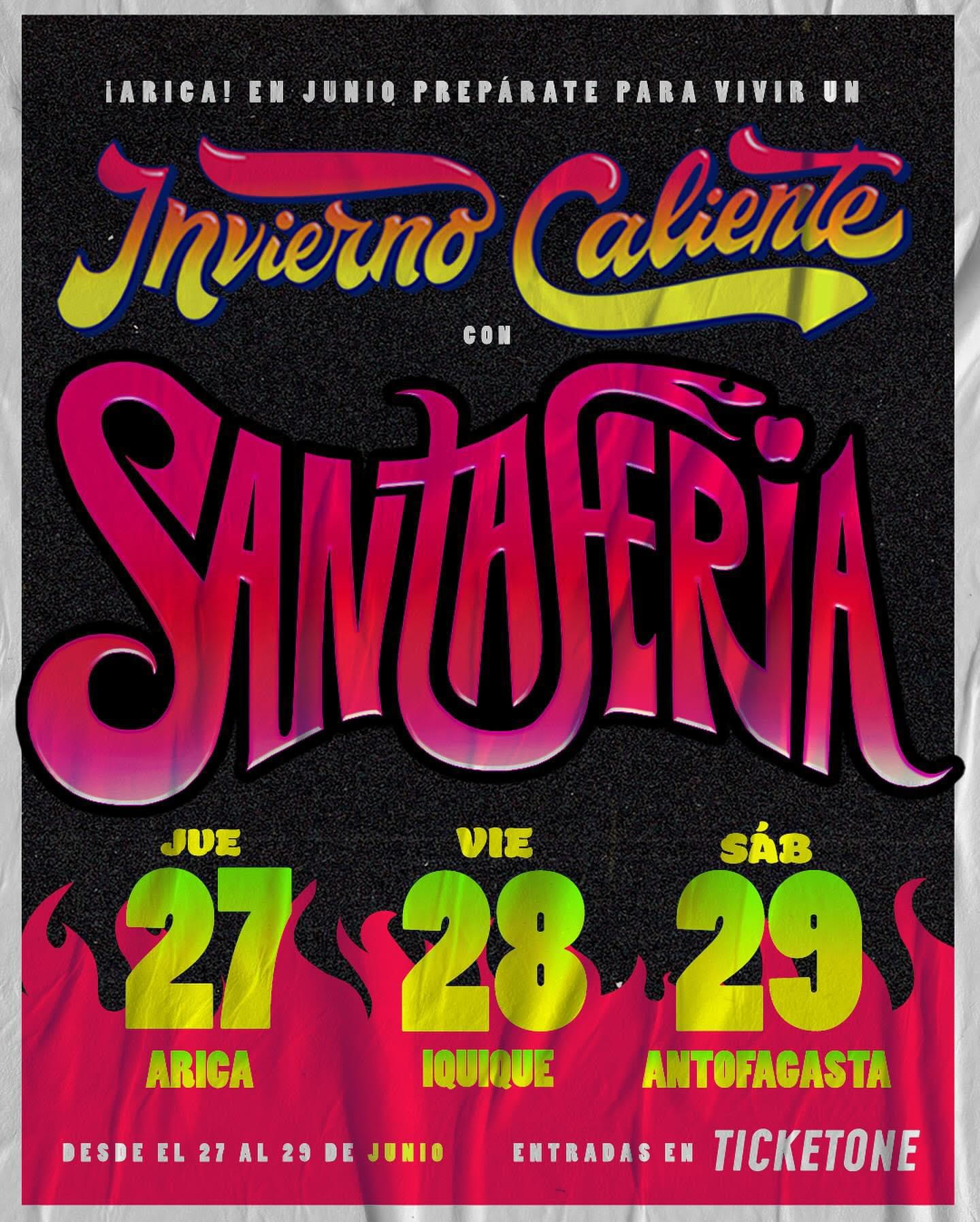 EVENTOS | Santaferia obtiene premio Pulsar por segunda vez en su historia y anuncia gran show en el Teatro Caupolicán