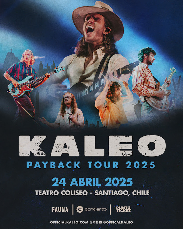 EVENTOS | KALEO regresa a Chile con su gira Payback Tour