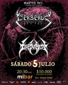 POSTER CERBERUS FEED facebook insta 5 julio