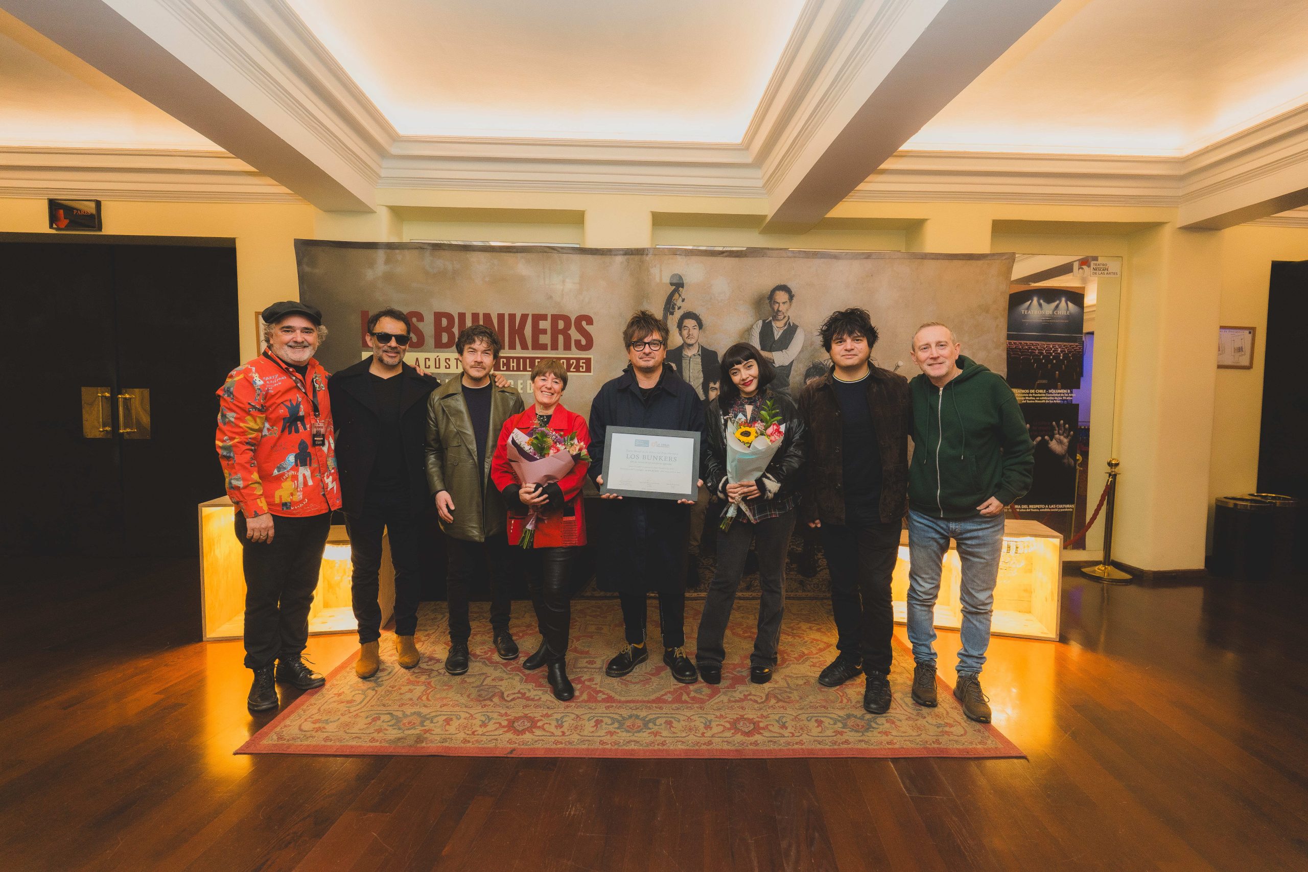 EVENTOS | Los Bunkers reciben reconocimiento histórico por sus 25 fechas agotadas en su inédita residencia en el Teatro Nescafé de las Artes