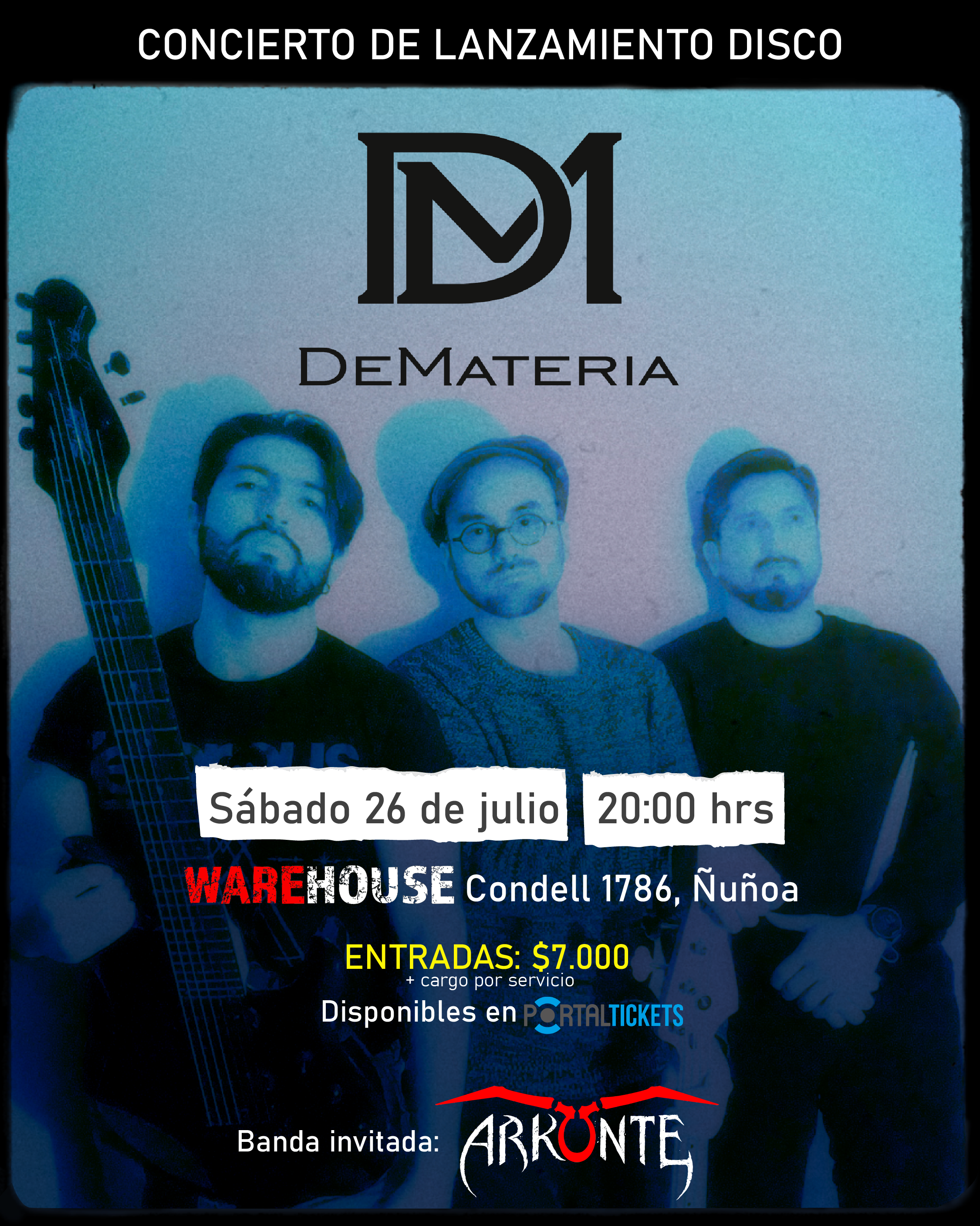 CHILE | DeMateria Lanza su Primer EP «Coma» con un Concierto Inolvidable en Warehouse