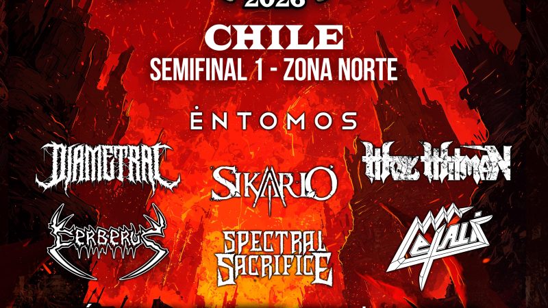 EVENTOS | WACKEN METAL BATTLE CHILE 2026 ¡Confirma la gran SEMIFINAL 1 – ZONA NORTE en esta tremenda batalla de bandas en Santiago!