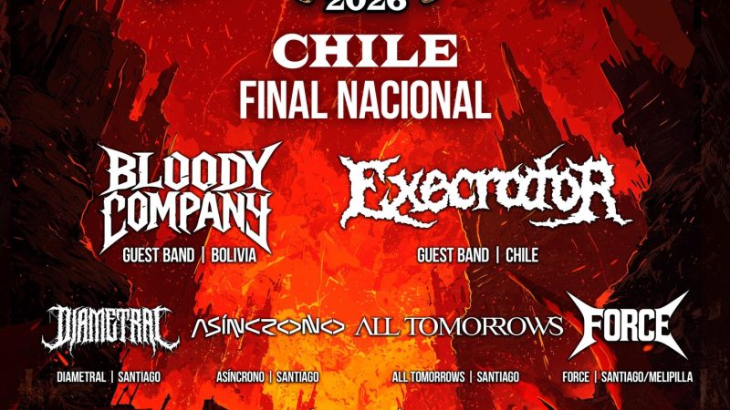 EVENTOS | Wacken Metal Battle Chile define a sus finalistas este sábado 31 de enero
