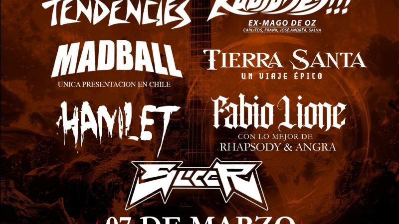 EVENTOS | Epic Rock Fest 2026: flayers oficial . Banda chilena SLICER abrirá el epic rock