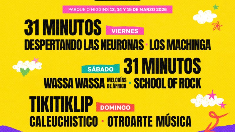 EVENTOS | Kidzapalooza! presenta su line up 2026 y expande su experiencia educativa