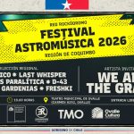 EVENTOS | Festival Astromúsica 2026 reunirá en Ovalle a destacadas bandas regionales y a We Are The Grand