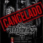 EVENTOS | THY ANTICHRIST CANCELA SUS SHOWS EN CHILE