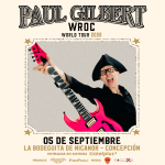 EVENTOS | PAUL GILBERT SUMA A CLAUDIO CORDERO COMO SHOW DE APERTURA PARA SU CONCIERTO EN TEATRO CARIOLA